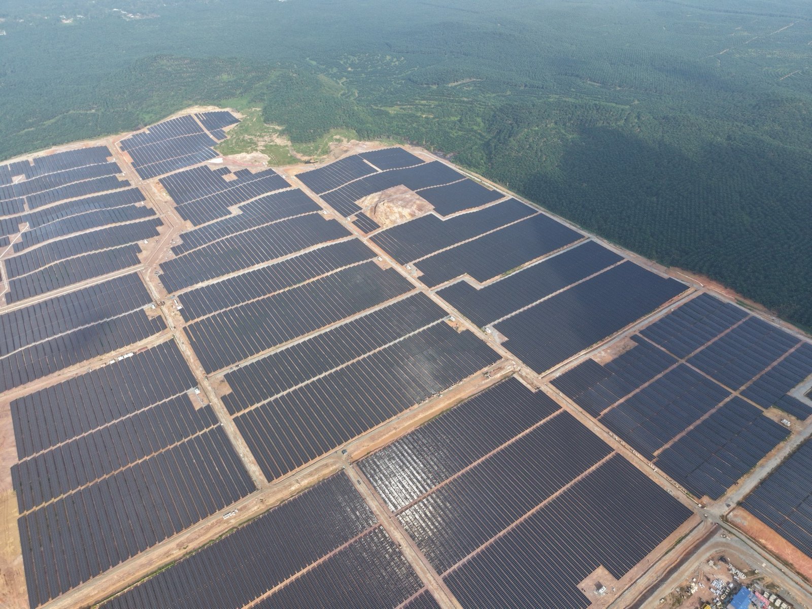 Hwa Lee solar site: Aerial view